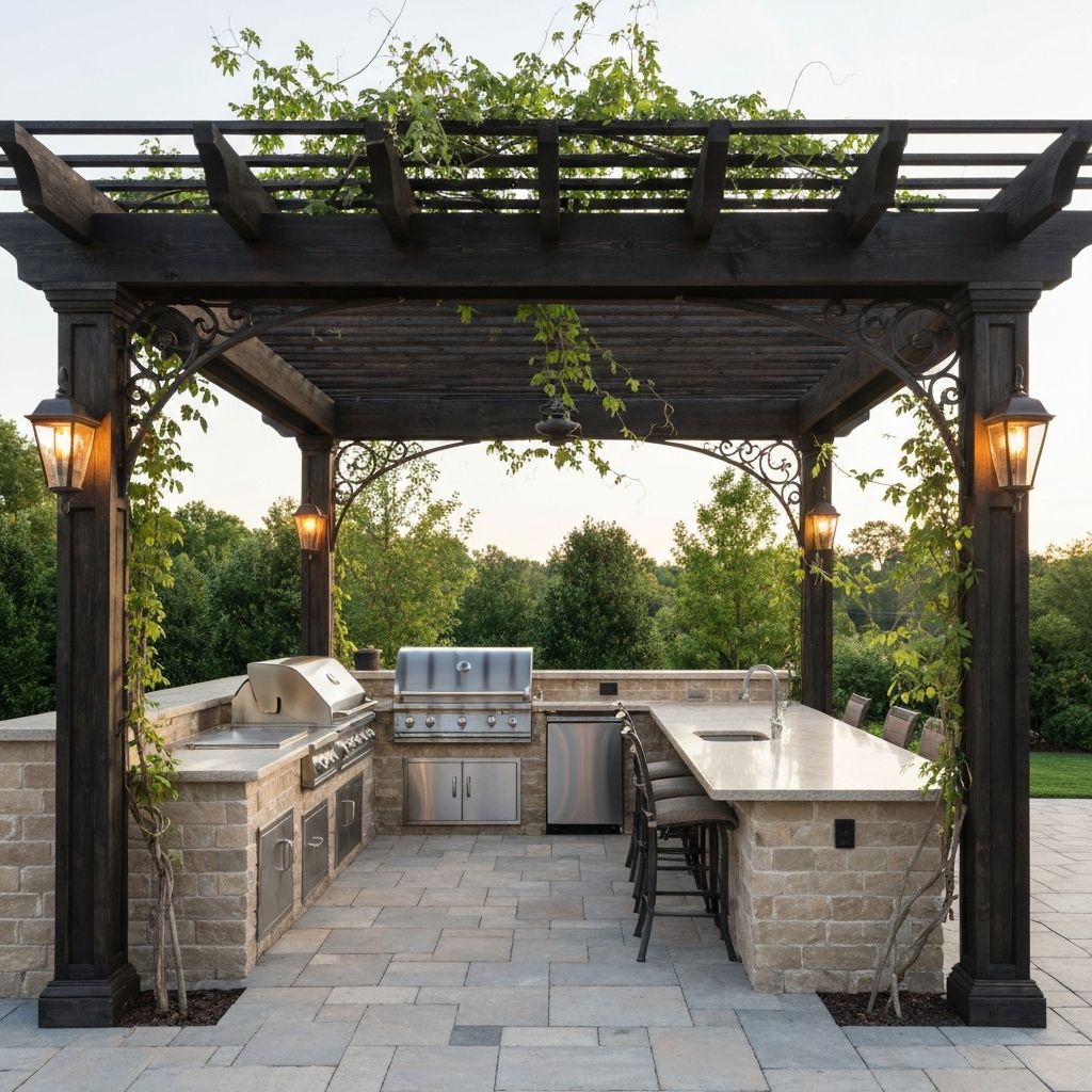 Mediterranean style hardscape and paver patio in Los Gatos