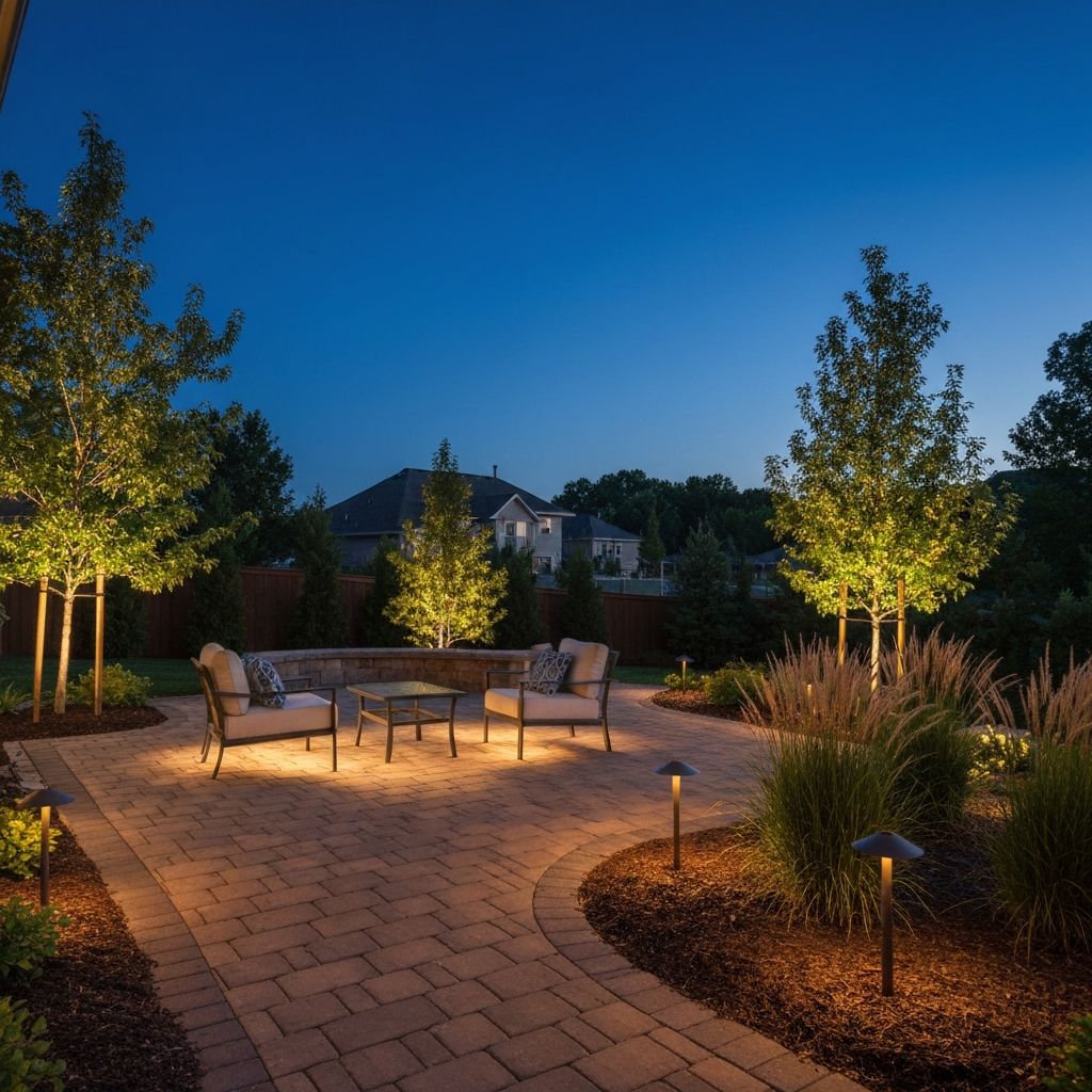 Luxury outdoor living space