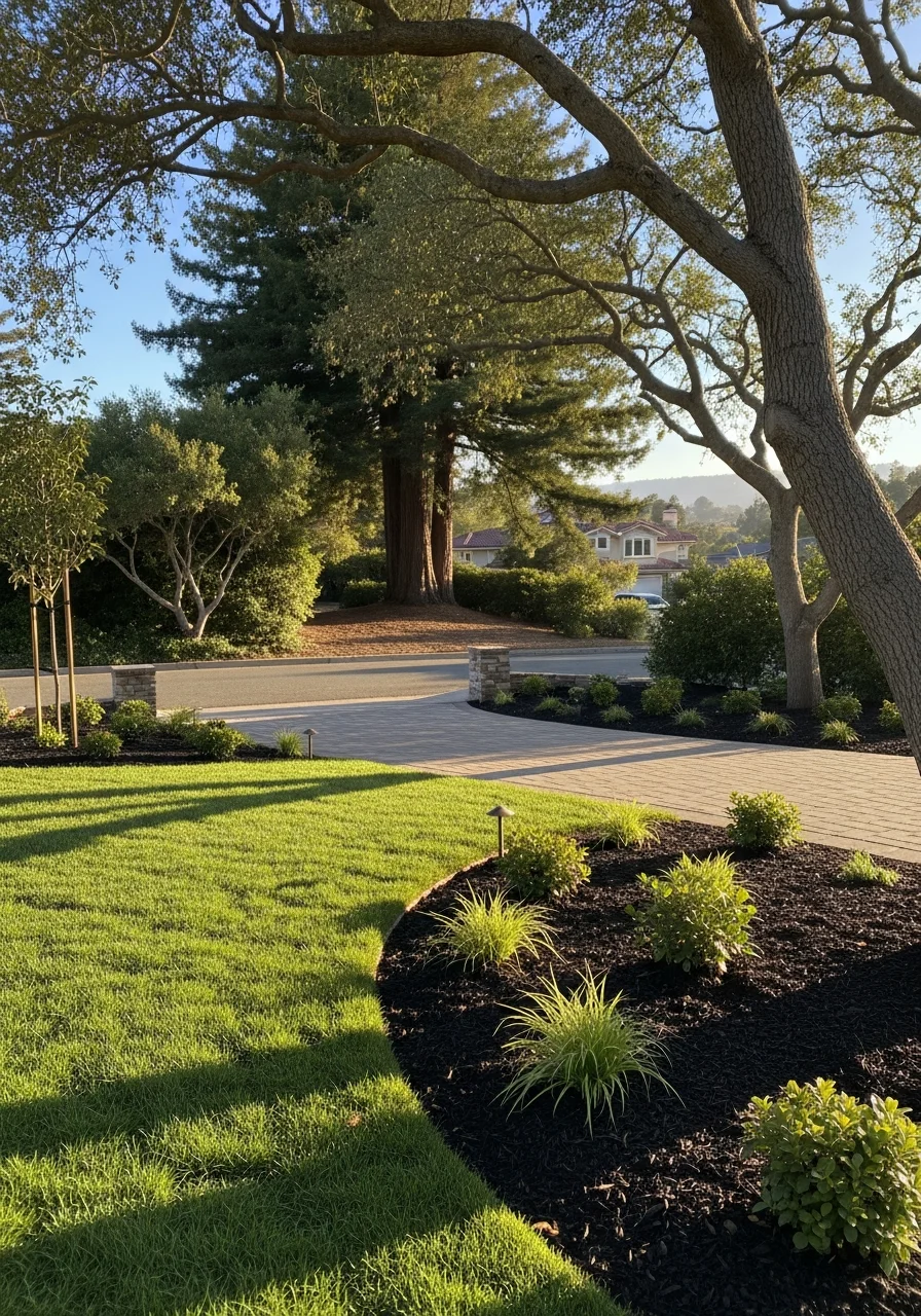 Redwood City homeowner at their property, representing the established residential community we serve.